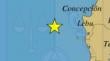 Un sismo 5,0 de magnitud se registró en Lebu