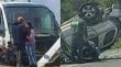 Choque múltiple en Chonchi afectó a seis personas