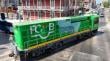 Primera locomotora FCAB de hidrógeno verde realizó viaje inaugural en Antofagasta
