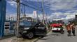 Colisión de autos terminó con choque a poste en avenida Ibáñez de Puerto Montt