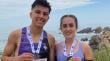 Jorge Pérez y Victoria Lara mandaron en los 10K Concón ante mil corredores en el borde costero