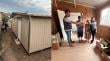 Familia afectada por incendio recibió dos viviendas de emergencia en Rinconada