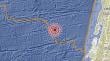 Sismo de 4,6° ocurrió de noche frente a las costas de Chiloé