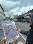 Valdivia: Los días grises se vuelven obras de arte en lo nuevo del pintor Carlos Escuvier