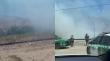 [VIDEO] Incendio forestal se registró esta tarde en La Calera: 0,15 hectáreas afectadas