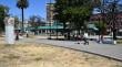 [FOTOS] Deterioro de áreas verdes genera preocupación en la Plaza O’Higgins de Valparaíso