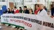 Protesta de los gremios y malestar de la comunidad en inauguración del hospital