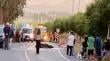 Tragedia de fin de año: profesor fallece tras choque en motocicleta
