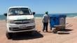 Playa Llacolén cuenta con 60 nuevos contenedores de basura este verano