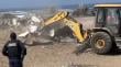 Municipio realizó desalojo en el sector del balneario Trocadero de Antofagasta