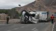 Los Andes: conductor de camión fallece tras volcamiento en la ruta 60-CH