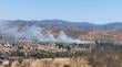 Incendio forestal se activa en Autopista Los Andes en Limache