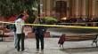 Balacera en plaza Santa Ana del centro de Santiago dejó una persona muerta y tres heridas