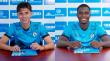 Leonardo Troncoso y David Tello firmaron su primer contrato profesional con Deportes Iquique