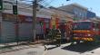 [FOTOS] Incendio en carnicería de Quillota obligó a suspender tránsito en pleno centro