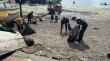 Castro realizó limpieza de playas y retiró más de una tonelada de residuos