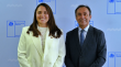 Ministro de Deporte recibió a Natalia Duco en reunión de traspaso de cartera