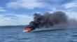Capitanía de Puerto anuncia investigación por incendio y hundimiento de embarcación en el Lago Villarrica