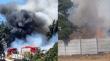 [VIDEO] Incendios en Viña del Mar afectan a tres viviendas y un vertedero: no hay lesionados