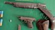 Sujeto que agredió y encañonó a su polola cayó con armas de fuego