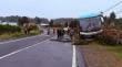 Accidente de bus en ruta entre Dalcahue y Quemchi dejó una persona lesionada