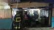Incendio consumió una vivienda y dejó otra parcialemnte afectada en Quillota