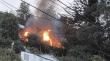 Incendio en cerro del sector Angelmó de Puerto Montt destruyó casa