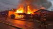 Incendio destruyó casa okupa en población Manuel Rodríguez de Puerto Montt