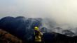 Equipos de emergencia combaten incendio forestal en Quilpué