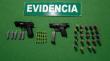 Con una pistola a fogueo, otra de aire comprimido y municiones detuvieron a un hombre en Puerto Montt