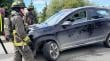 Automóvil chocó con barrera de contención en Puerto Varas: No hubo lesionados