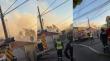 Incendio destruyó por completo vivienda en Chorrillos y movilizó a Bomberos de Viña del Mar