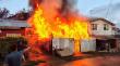 Fuego afectó dos casas y dejó seis damnificados en Rahue Alto