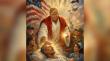 Trump defiende su imagen representado como Jesús: "Pensé que era yo como médico"