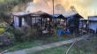 Adulto mayor resultó lesionado en incendio en el sector Punta Quihua de Calbuco