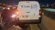[VIDEO] Captan a camioneta de Essbio contra el tránsito en puente Juan Pablo II de Concepción