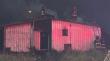 Dos personas fallecieron en incendio de vivienda en Quellón