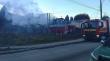 Incendio destruye por completo vivienda en pleno centro de Ancud