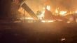 Incendio consumió vivienda en sector Panitao de Puerto Montt