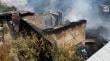 Incendios simultáneos afectaron dos viviendas en Viña del Mar