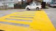 Instalan nuevos lomos de toro en calle El Teniente de Puerto Montt