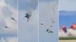 Dos aviones de combate colisionan durante un espectáculo aéreo en Idaho, EE.UU.