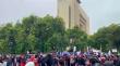 [VIDEO] Reconstrucción Nacional: organizaciones se movilizan en las afueras del Congreso Nacional