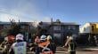 Cuatro compañías de bomberos de Puerto Montt contuvieron incendio de casa pareada