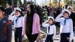 Más de 1.200 estudiantes de Maullín rindieron homenaje al héroe Arturo Prat