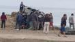 Dos muertos en violento volcamiento de vehículo en sector playa El Caleuche de Chañaral