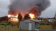 Incendio destruyó la escuela rural Lucila Godoy del sector El Mañío de Fresia