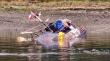 Lancha que se dirigía a Quellón se hunde en el Canal Skorpios: cuatro tripulantes fueron rescatados