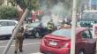 Controlan incendio en vehículo en plena avenida Carrera de Antofagasta