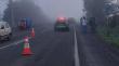 La neblina sería la causa de atropello fatal en las cercanías de Nueva Imperial
